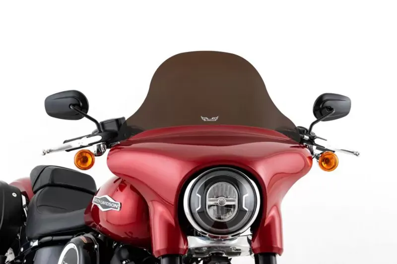Slipstreamer 8" Dark Smoke Sport Glide Windshield Harley Davidson 2018-2020 - T-239-8DS