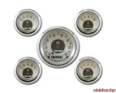 Classic Instruments American Nickel Series Custom 5-Gauge Set - AN00SHC