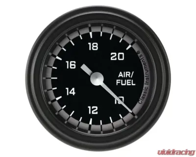 Classic Instruments AutoCross Gray Series 2-1/8" Air | Fuel Ratio Gauge - AX194GBLF