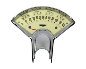 Classic Instruments Bel Era III Series Direct Fit Tan Gauge Kit Chevrolet Bel Air 1955-1956