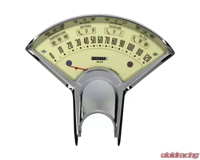 Classic Instruments Bel Era III Series Direct Fit Tan Gauge Kit Chevrolet Bel Air 1955-1956 - BET00T