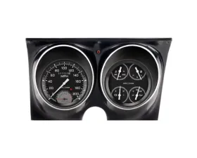 Classic Instruments AutoCross Gray Series Direct Fit Gauge Kit Chevrolet Camaro 1967