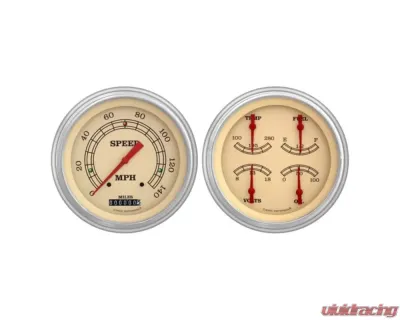 Classic Instruments Vintage Series 4 5/8" Speedometer & Quad Chevrolet Bel Air | Fleetline | Styleline 1951-1952 - CH51VT52
