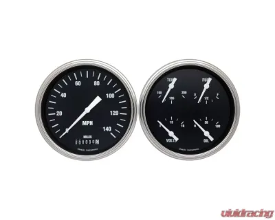 Classic Instruments Hot Rod Series 4 5/8" Speedometer & Quad Chevrolet Truck 1947-1953 - CT47HR52
