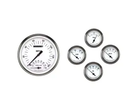 Classic Instruments White Hot Series Gauge Kit w/ Speedtachular Ford Van 1961-1966