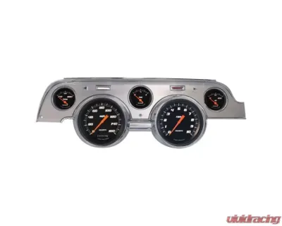 Classic Instruments Velocity Black Series Gauage Kit w/ Aluminum Bezel Ford Mustang 1967-1968 - MU67VSBBA