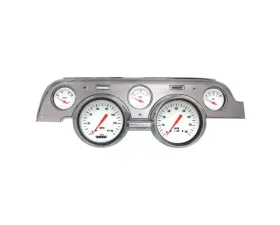 Classic Instruments White Hot Series 5 Gauge  w/ Aluminum Bezel Ford Mustang 1967-1968