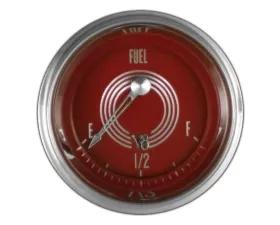 Classic Instruments V8 Red Steelie Series 2-1/8