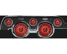 Classic Instruments V8 Red Steelie Series Ford Mustang 1967-1968