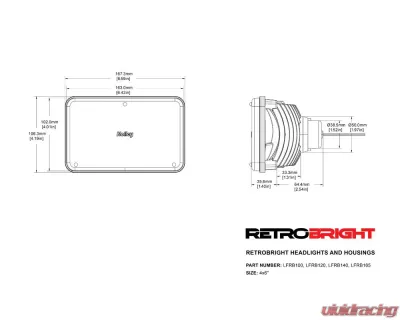 Retrobright Modern White 4X6 RECT REV - LFRB140-1
