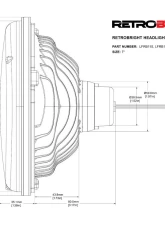 Retrobright Clear Lens 7.0 Round                                     - LFRB180 - Image 3