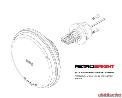 Retrobright Yellow Sealed 5.75 Round HB - LFRB106