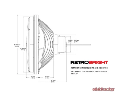 Retrobright Yellow Sealed 5.75 Round HB - LFRB106
