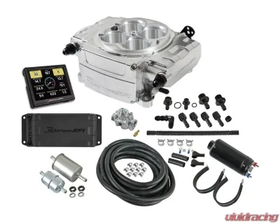 Sniper EFI Shiny | Polished Sniper 2 Fuel Master Kit Chevrolet | Pontiac | Dodge V8 1955-1988 - 550-510-3PK