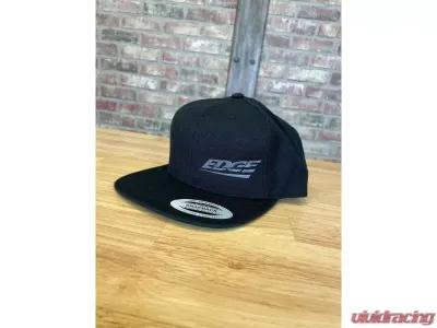 Edge Black Flat Bill Hat - 99203E