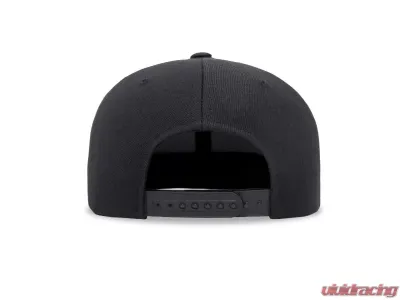 Edge Black Flat Bill Hat - 99203E