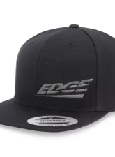 Edge Black Flat Bill Hat                                     - 99203E - Image 3