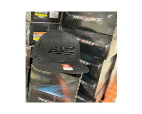 Edge Black Snap Back Flat Bill