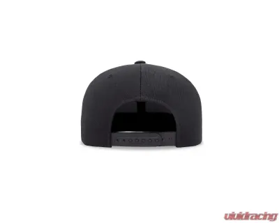 Edge Black Snap Back Flat Bill - 99203E