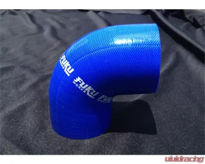 Fuku Works 2.5" 90 Degrees Elbow Silicone Hose Blue - FUE2.5-BLU