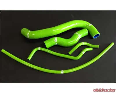 Fuku Works 5 Pcs Radiator Hose Kit Green Nissan 350Z 2003-2006 - FURAD350Z-GRN