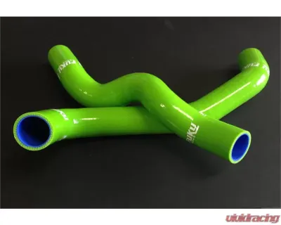 Fuku Works 2 Pcs Radiator Hose Kit Green Nissan 370Z - FURAD370Z-GRN