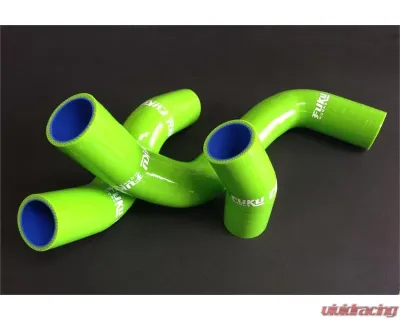 Fuku Works 3 Pcs Radiator Hose Kit Green Subaru BRZ | Scion FRS - FURADBOX-GRN