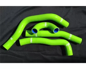 Fuku Works 4 Pcs Radiator Hose Kit Green Mitsubishi EVO 10