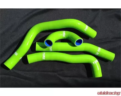 Fuku Works 4 Pcs Radiator Hose Kit Green Mitsubishi EVO 10 - FURADEVO10-GRN