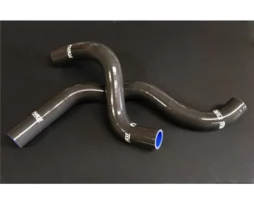 Fuku Works 2 Pcs Radiator Hose Kit Black Mitsubishi EVO 7 | 8 | 9