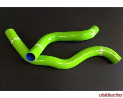 Fuku Works 2 Pcs Radiator Hose Kit Green Mitsubishi EVO 7 | 8 | 9 - FURADEVO7/8-GRN