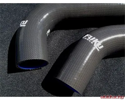 Fuku Works 2 Pcs Radiator Hose Kit Black Subaru Impreza GDB | GGB WRX | STI 2001-2007 - FURADGDB-BLK