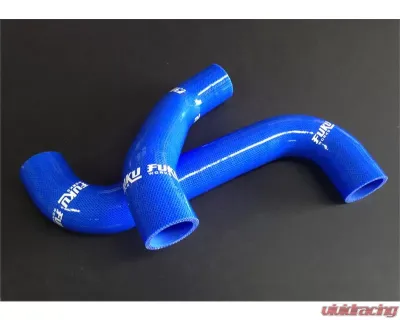 Fuku Works 2 Pcs Radiator Hose Kit Blue Subaru Impreza GDB | GGB WRX | STI 2001-2007 - FURADGDB-BLUE