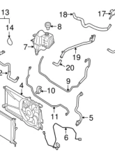 Fuku Works 5 Pcs Radiator Hose Kit Green Mazda 3 2003                                     - FURADMA3-GRN - Image 2