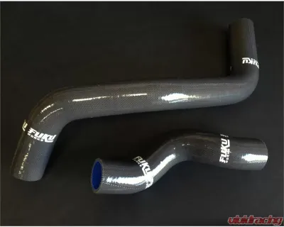 Fuku Works 2 Pcs Radiator Hose Kit Black Nissan 240sx S13 | S14 SR20DETT 2.0 - FURADSR20-BLK