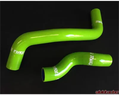 Fuku Works 2 Pcs Radiator Hose Kit Green Nissan 240sx S13 | S14 SR20DETT 2.0 - FURADSR20-GRN