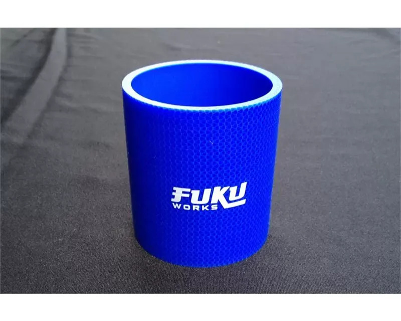 Fuku Works 2.5" Straight Coupler Hose Blue - FUS2.5-BLU