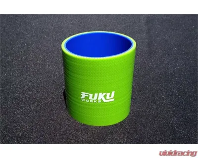 Fuku Works 2.75" Straight Coupler Hose Green - FUS2.75-GRN