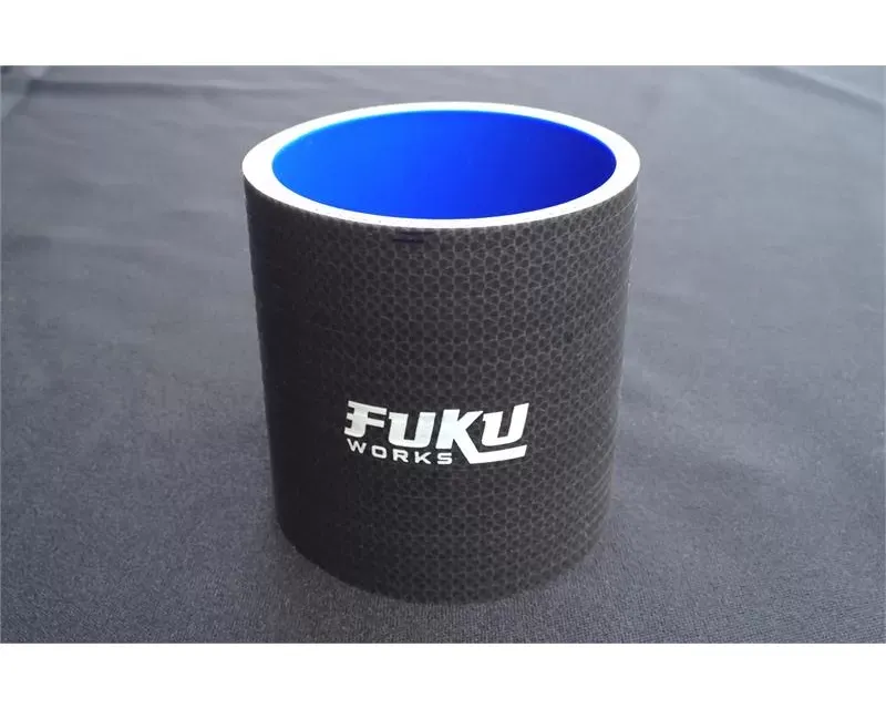 Fuku Works 3.0" Straight Coupler Hose Black - FUS3.0-BLK