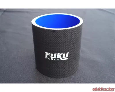 Fuku Works 3.0" Straight Coupler Hose Black - FUS3.0-BLK