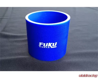 Fuku Works 3.0" Straight Coupler Hose Blue - FUS3.0-BLU