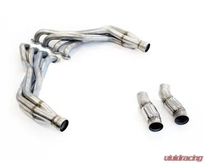 Texas Speed & Performance 2 Inch Long Tube Headers & Catted Connection Pipes Chevrolet Camaro 2016+ - TSP-G6304HCAT-200