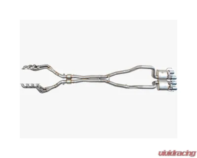 Texas Speed & Performance Long Tube Headers and Valved Catback Chevrolet Corvette C6 2005-2013 - TSP-C6178LTH/C6CB-V