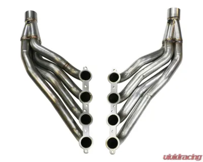 Texas Speed & Performance 304 Stainless Steel 2" Long Tube Headers & 3" Catted X-Pipe Cadillac CTS-V 2009-2015 - TSP-0914CTSVHXCAT