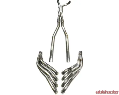Texas Speed & Performance 304 Stainless Steel 2" Long Tube Headers & 3" Catted X-Pipe Cadillac CTS-V 2009-2015 - TSP-0914CTSVHXCAT