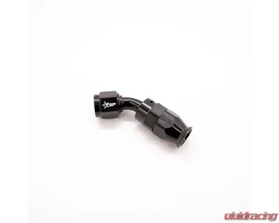 Texas Speed & Performance 10AN Hose PTFE Black 45? Swivel Hose End - TSP-10012