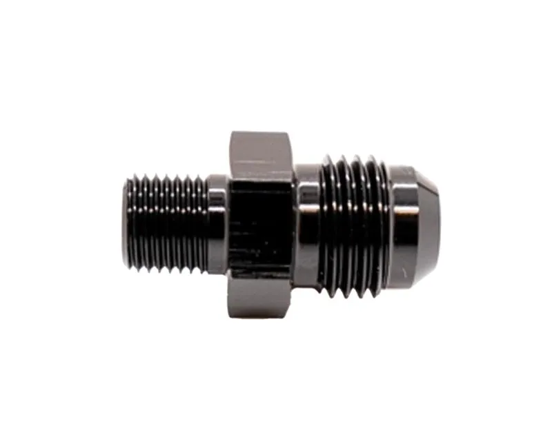 Texas Speed & Performance 10AN Male to 12mm x 1.0 Metric Male Black Fitting - TSP-10020