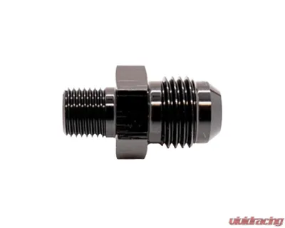Texas Speed & Performance 12AN Male to 12mm x 1.0 Metric Male Black Fitting - TSP-12020