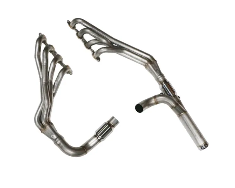 Texas Speed & Performance 1-7/8" 304 Stainless Steel Long Tube Headers and Catted Y-Pipe Chevrolet | GMC 5.3L Trucks 2014-2018 - TSP-2014TKH-53CAT