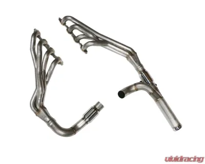 Texas Speed & Performance 1-7/8" Stainless Steel Long Tube Headers & Catted Y-Pipe for 2014-2018 GM 5.3L Trucks - TSP-2014TKH-53CAT